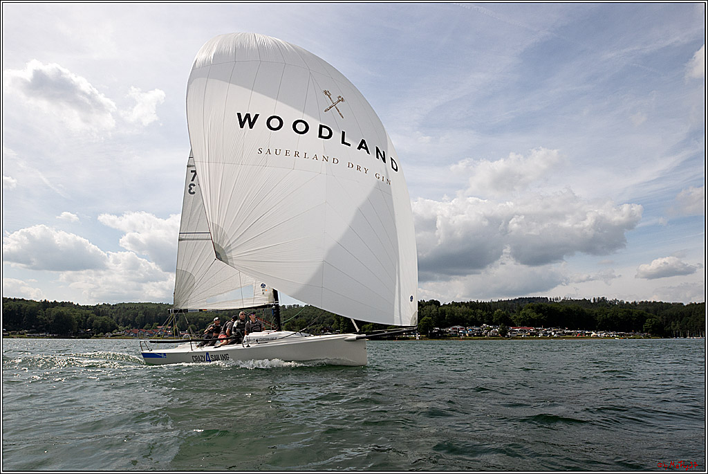 J70 - WOODLAND, 12.06.2021 Segelboot; Segeln; Woodland; Spinnaker; J70; Sorpesee; Sauerland